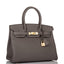 Hermes Etain Togo Birkin 30cm Gold Hardware