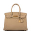 Hermes Trench Clemence Birkin 30cm Gold Hardware