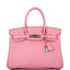 Pre-owned Hermes Birkin 30 Bubblegum 5P Epsom Palladium Hardware