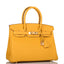 Hermes Jaune Ambre Togo Birkin 30cm Gold Hardware