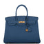 Hermes Deep Blue Togo Birkin 35cm Gold Hardware