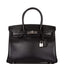 Hermes Birkin 30 Black Tadelakt Palladium Hardware