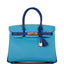 Hermes Birkin 30 Celeste and Bleu Electric Epsom Rose Gold Hardware