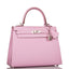 Hermes Mauve Sylvestre Epsom Sellier Kelly 25cm Palladium Hardware