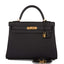 Hermes Kelly Retourne 32cm Black Togo Gold Hardware