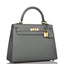 Hermes Vert Amande Epsom Sellier Kelly 25cm Gold Hardware