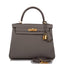 Hermes Etain Togo Retourne Kelly 25cm Gold Hardware