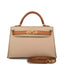 Hermes Kelly Sellier 20 Trench and Gold Epsom Gold Hardware