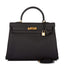 Hermes Black Togo Retourne Kelly 35cm Gold Hardware