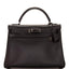 Hermes SO Black Box Retourne Kelly 32cm Black Hardware