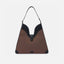 MELINA SHOULDER BAG CANVAS CACAO/BLACK