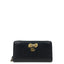 Calfskin GG Marmont Bow Zip Around Wallet