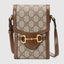 Gucci Horsebit 1955 mini bag Brown leather