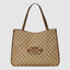 Gucci Horsebit 1955 Tote Bag Brown Leather