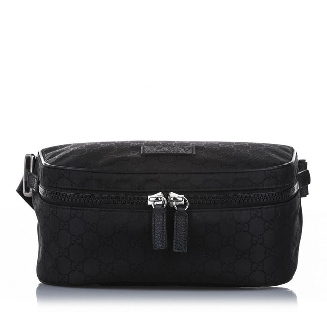 Gg Canvas Belt Bag in Black Hover Image