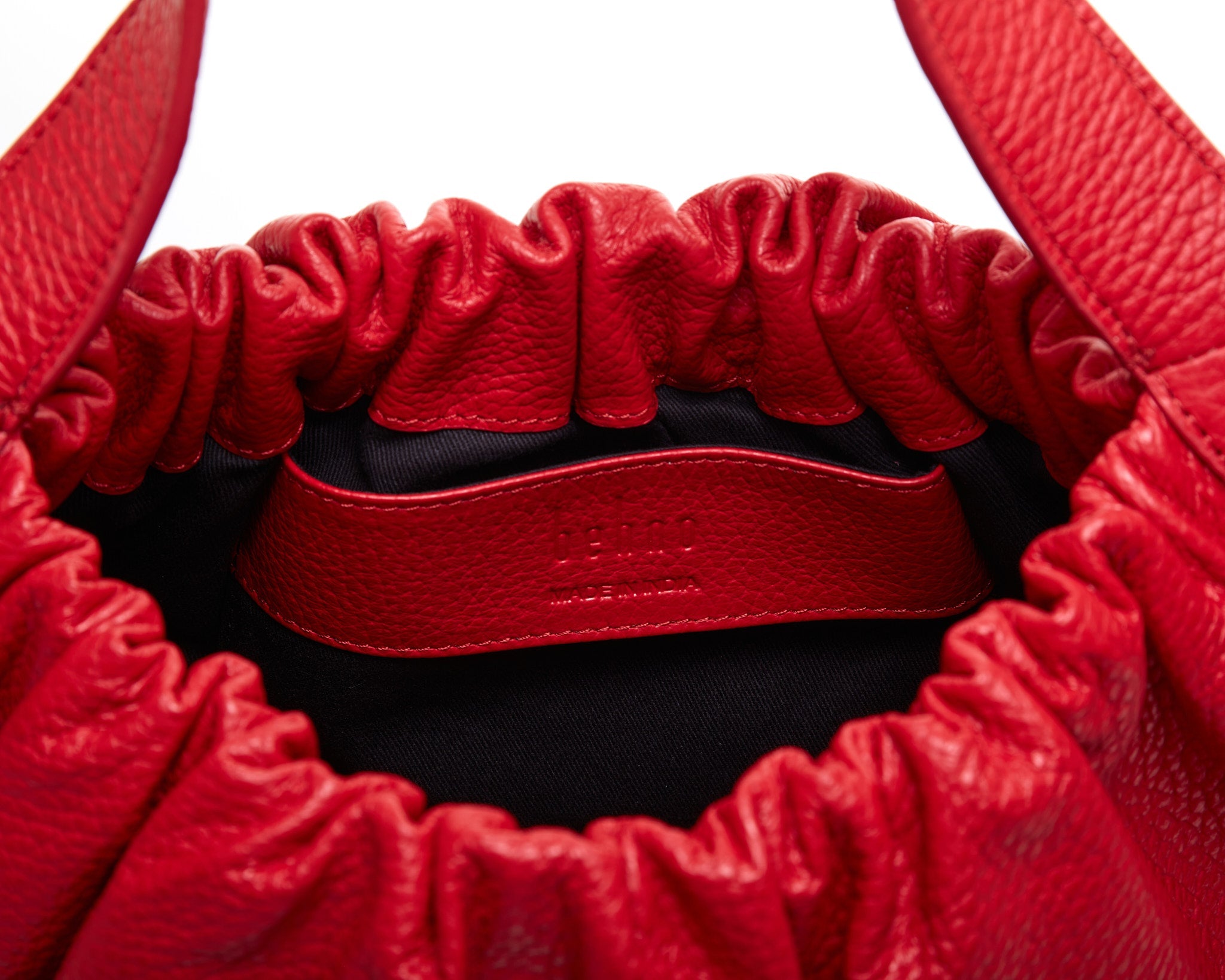 Ana Tote Large Pebble Red