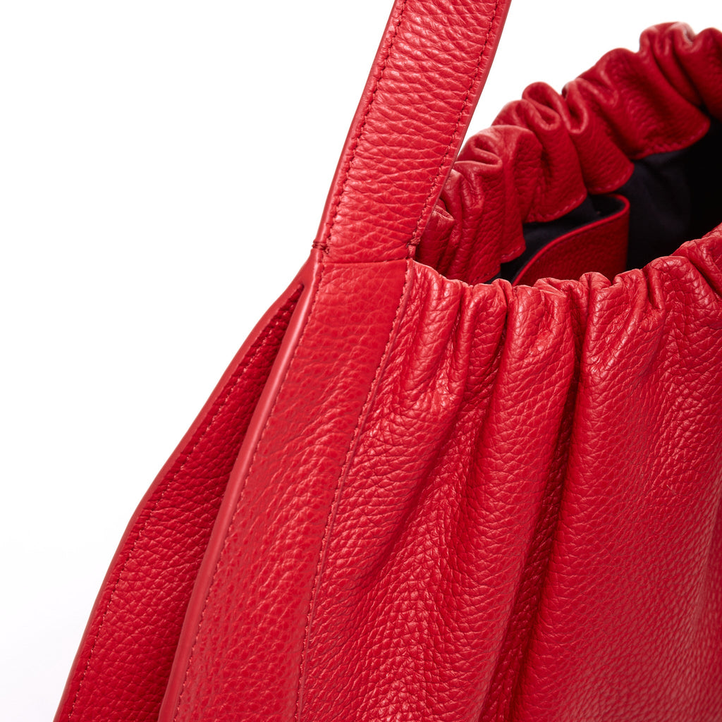 Ana Tote Large Pebble Red
