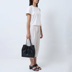 KATRINA SATCHEL SAFFIANO BLACK