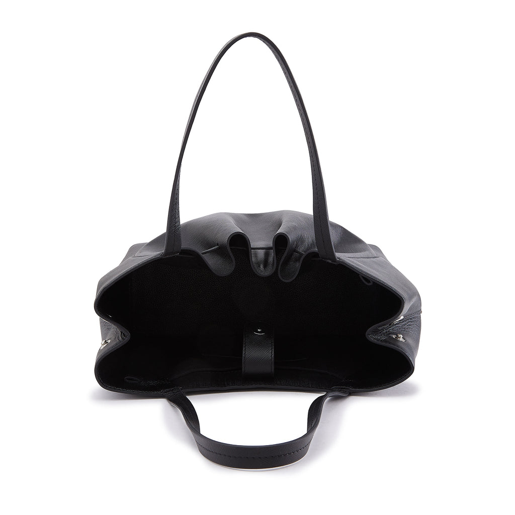 KATRINA SATCHEL SAFFIANO BLACK