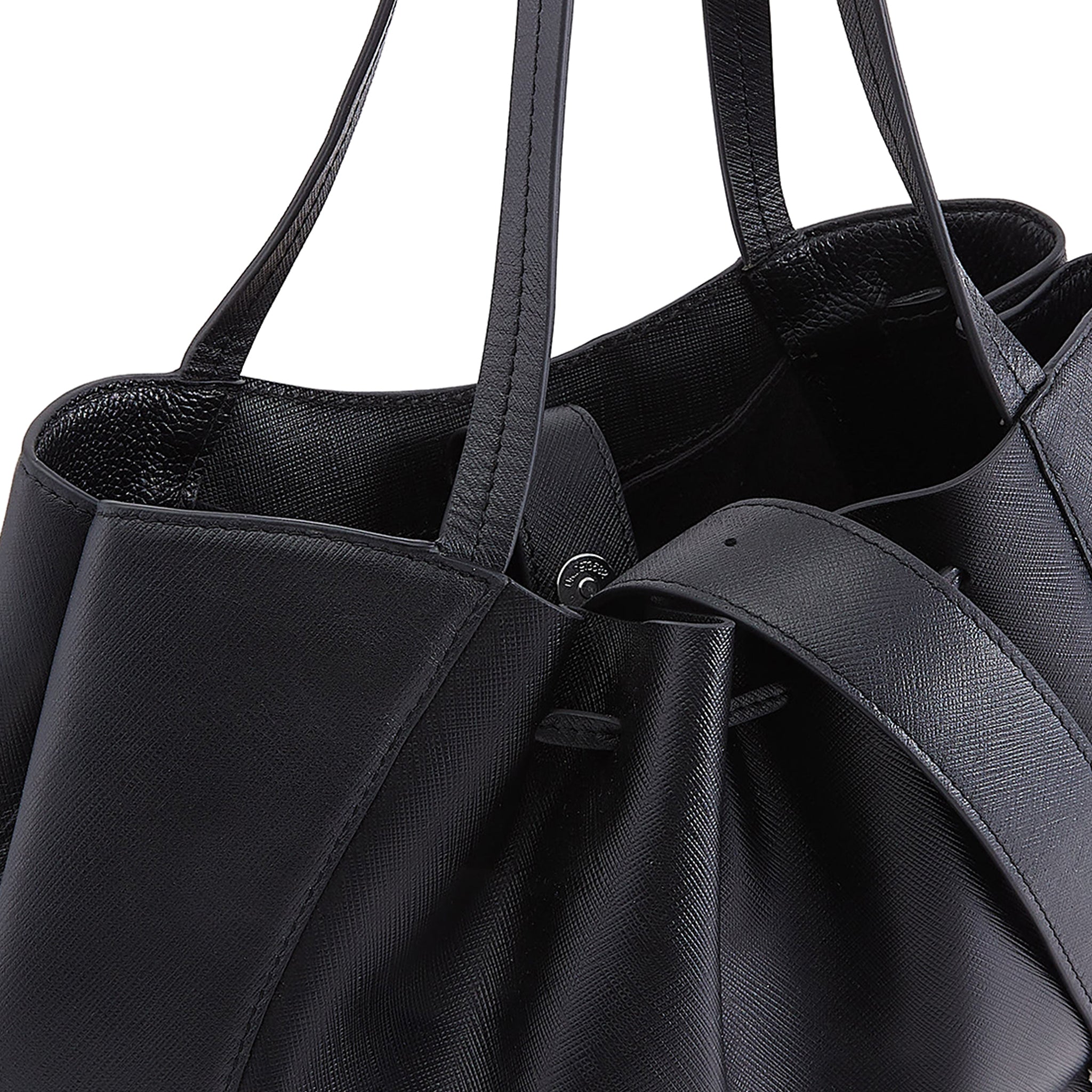 KATRINA SATCHEL SAFFIANO BLACK