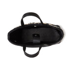 KATRINA MINI TOTE RAFFIA PEBBLE BLACK