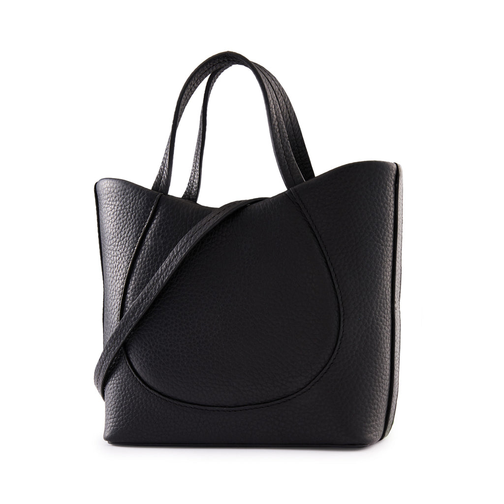 KATRINA MINI TOTE RAFFIA PEBBLE GREEN/CACAO