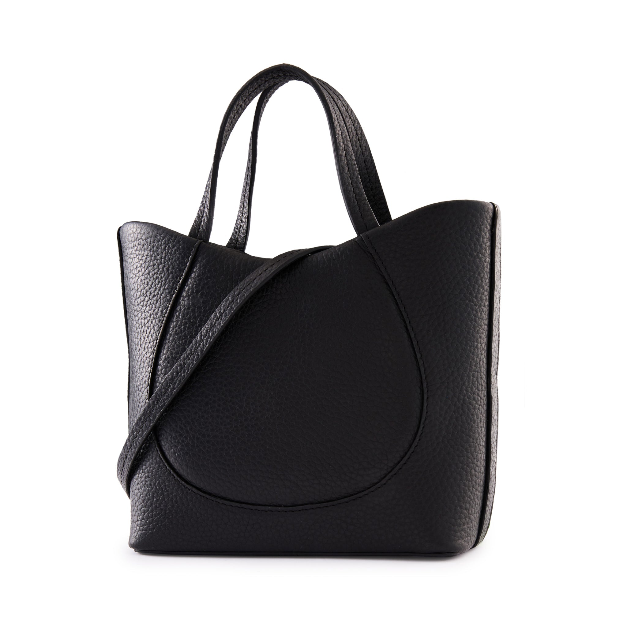 KATRINA MINI TOTE RAFFIA PEBBLE GREEN/CACAO