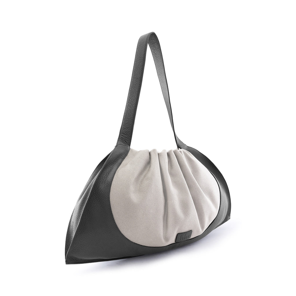 Ana Tote Large Canvas Sand/Black