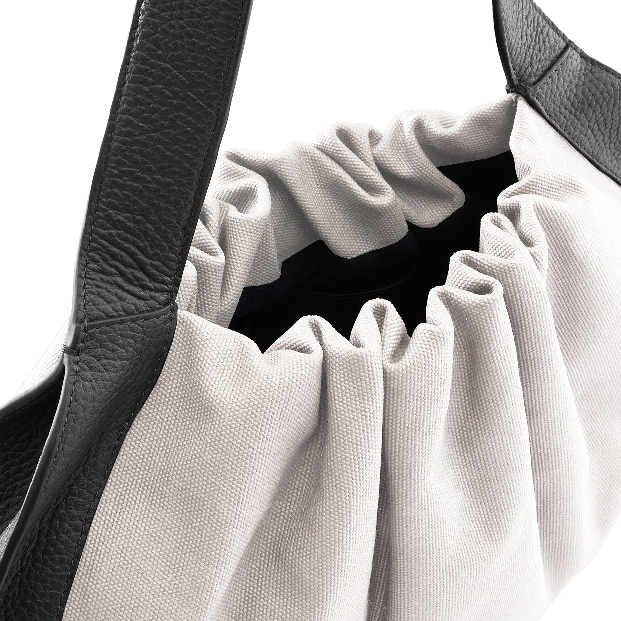 Ana Tote Large Canvas Sand/Black