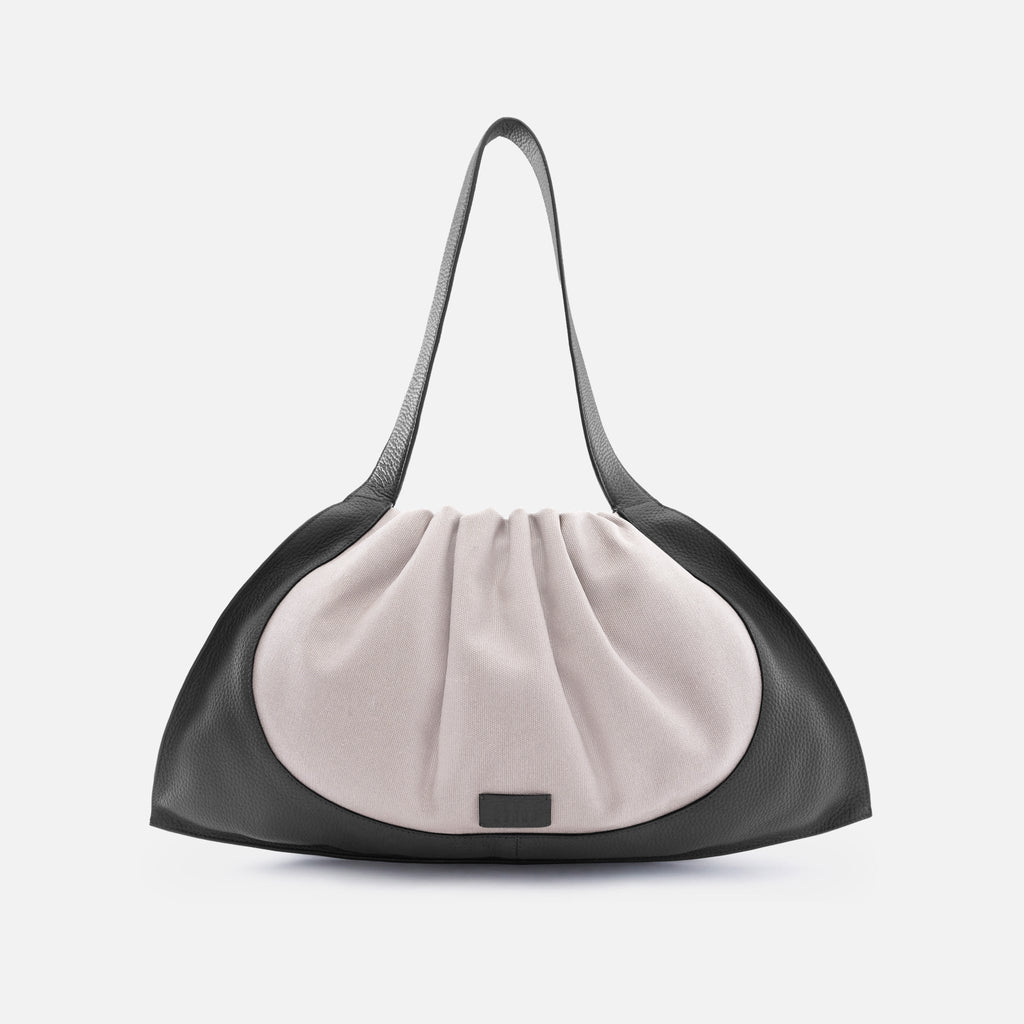 Ana Tote Large Canvas Sand/Black