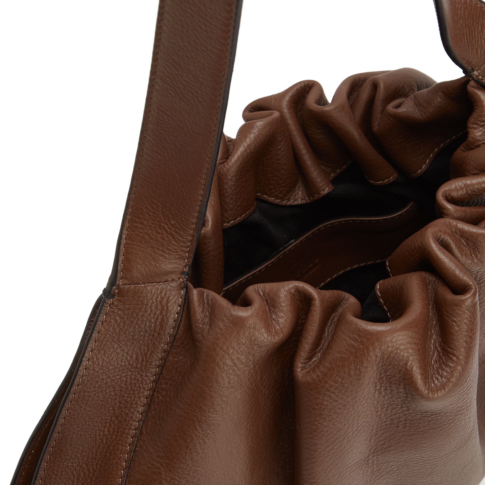 Ana Tote Large Pebble Cacao