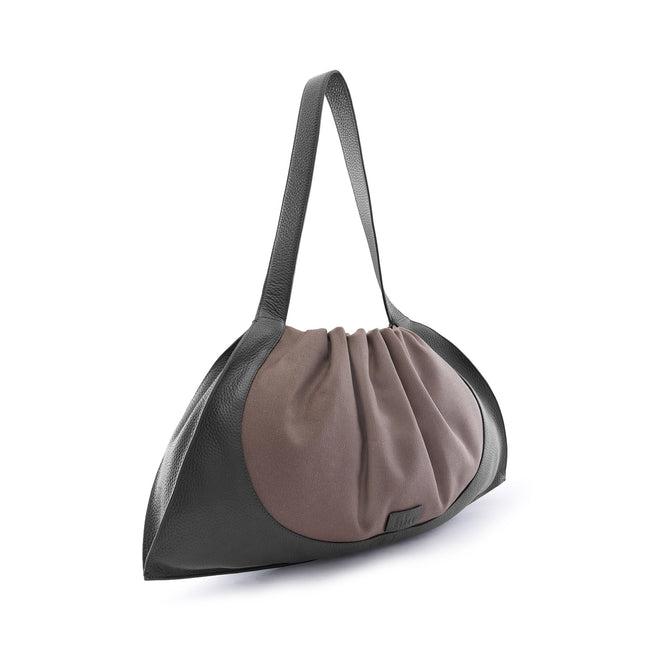 Ana Tote Large Canvas Cacao/Black Main Image