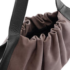 Ana Tote Large Canvas Cacao/Black