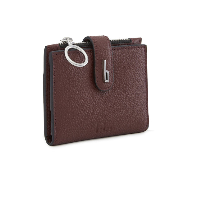 Andrea Mini Wallet Pebble Bordeaux Main Image