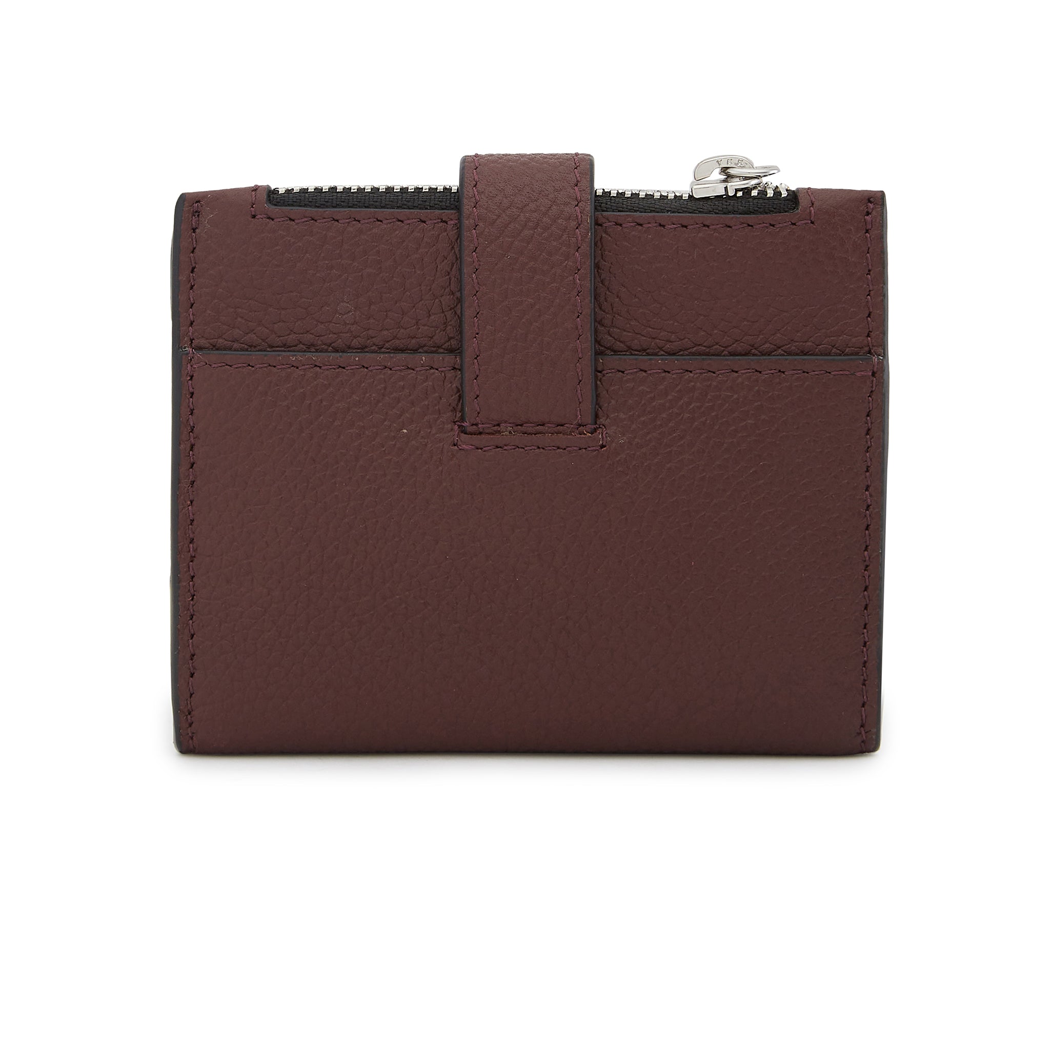 Andrea Mini Wallet Pebble Bordeaux