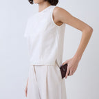 Andrea Mini Wallet Pebble Bordeaux