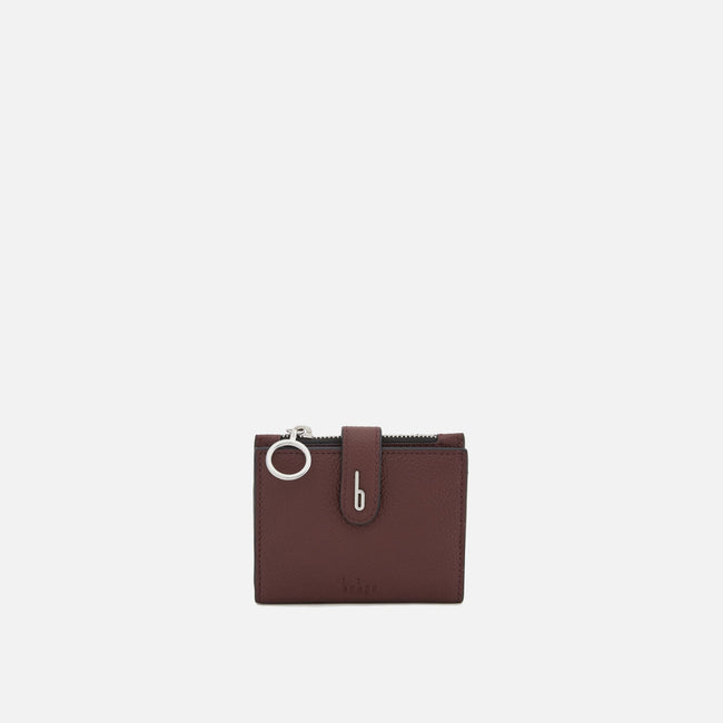 Andrea Mini Wallet Pebble Bordeaux Hover Image