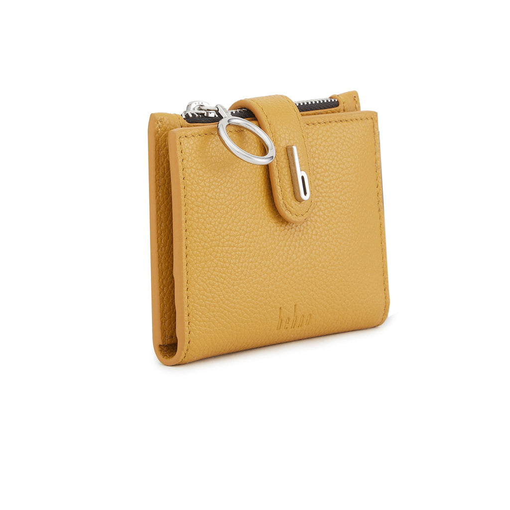 Andrea Mini Wallet Pebble Mustard