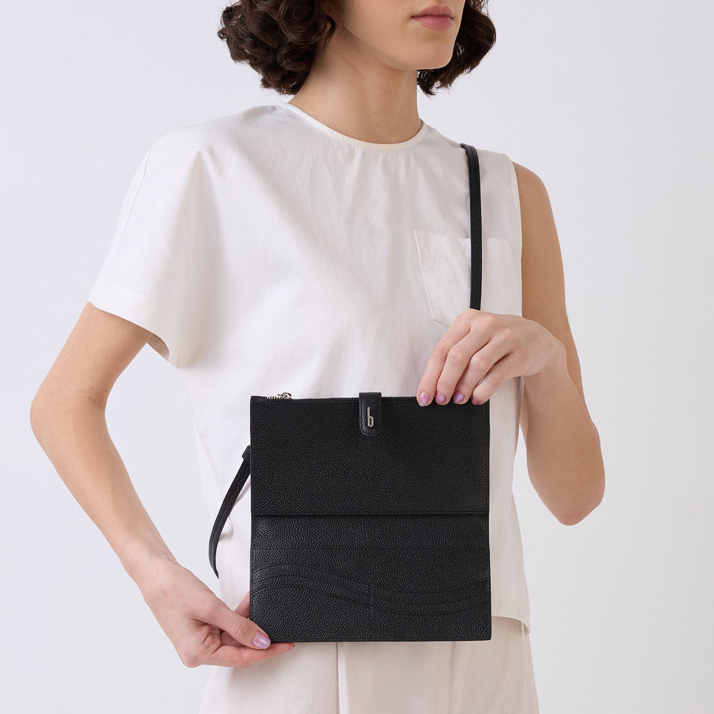 Andrea Wallet Pebble Black