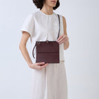 Andrea Wallet Pebble Bordeaux