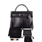 Hermes SO Black Box Retourne Kelly 32cm Black Hardware