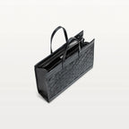 Braemar Tote in Black Pirarucu By Vivo Bags