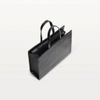 Braemar Tote in Midnight Black Alligator By Vivo Bags
