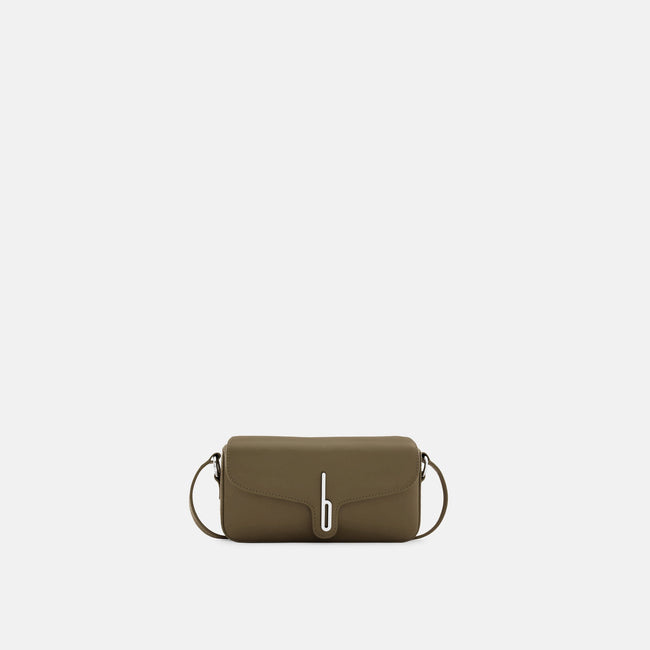 Claudia Mini Crossbody Nappa Wood Hover Image
