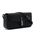 Claudia Mini Crossbody Pebble Black