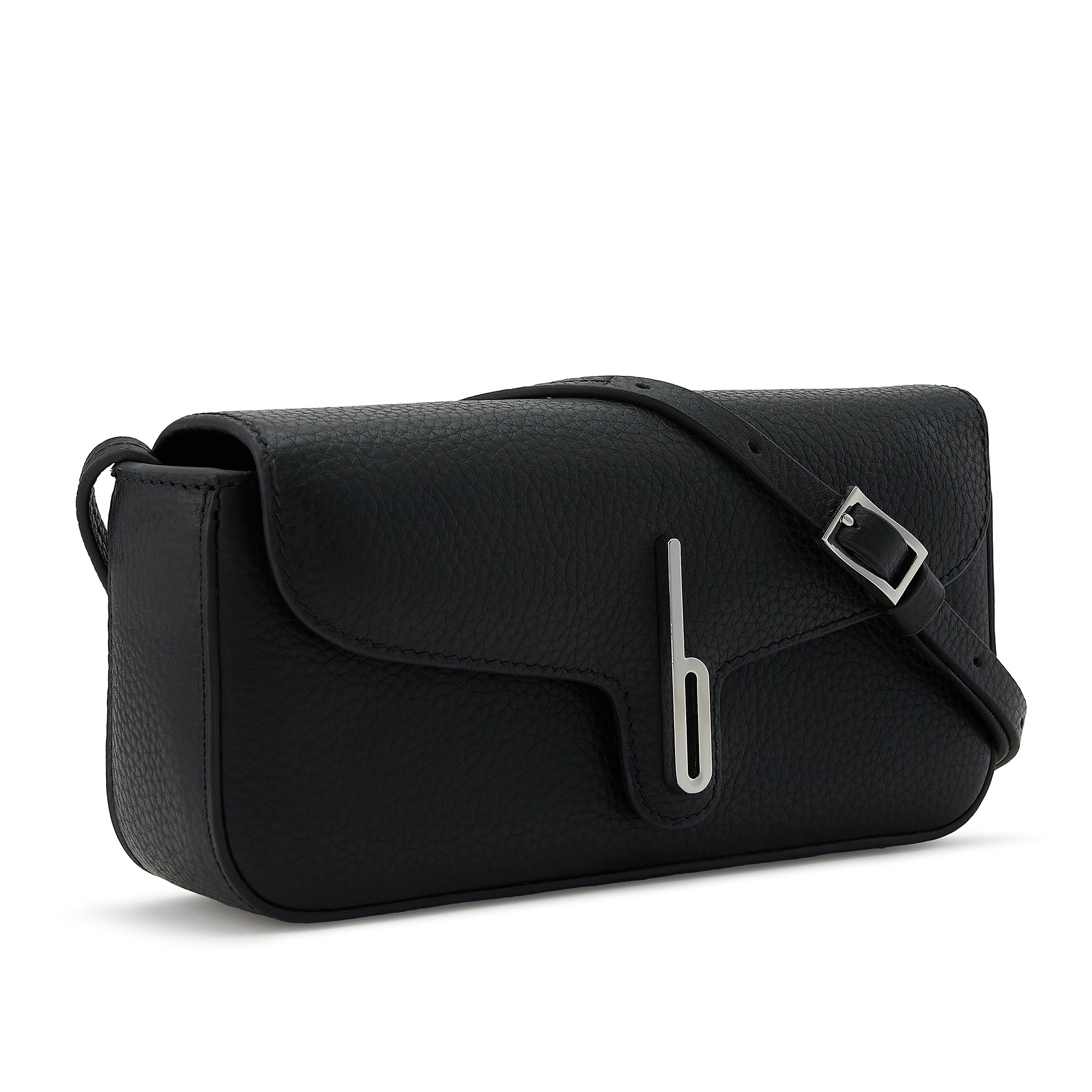 Claudia Mini Crossbody Pebble Black