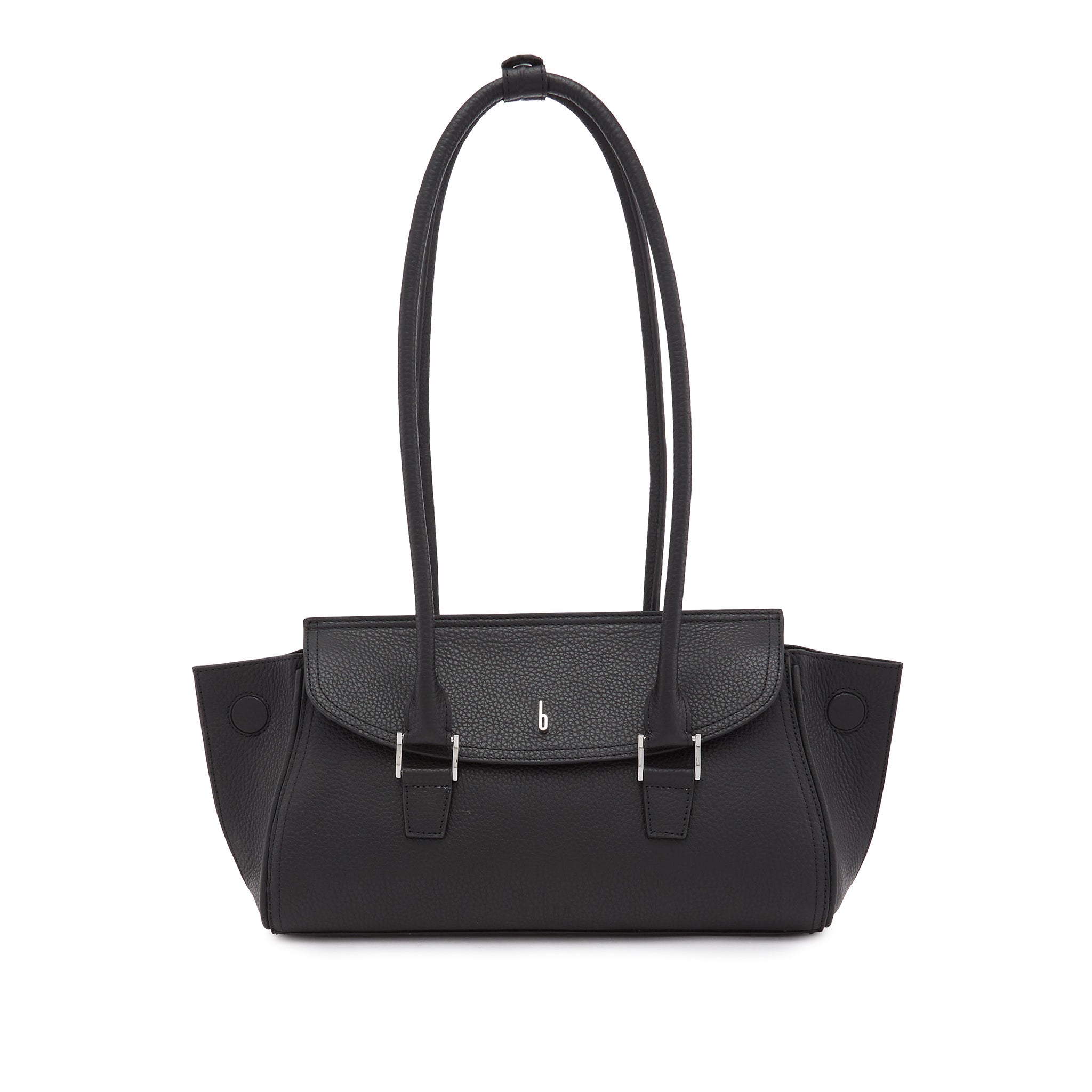 Coco Baguette Pebble Black