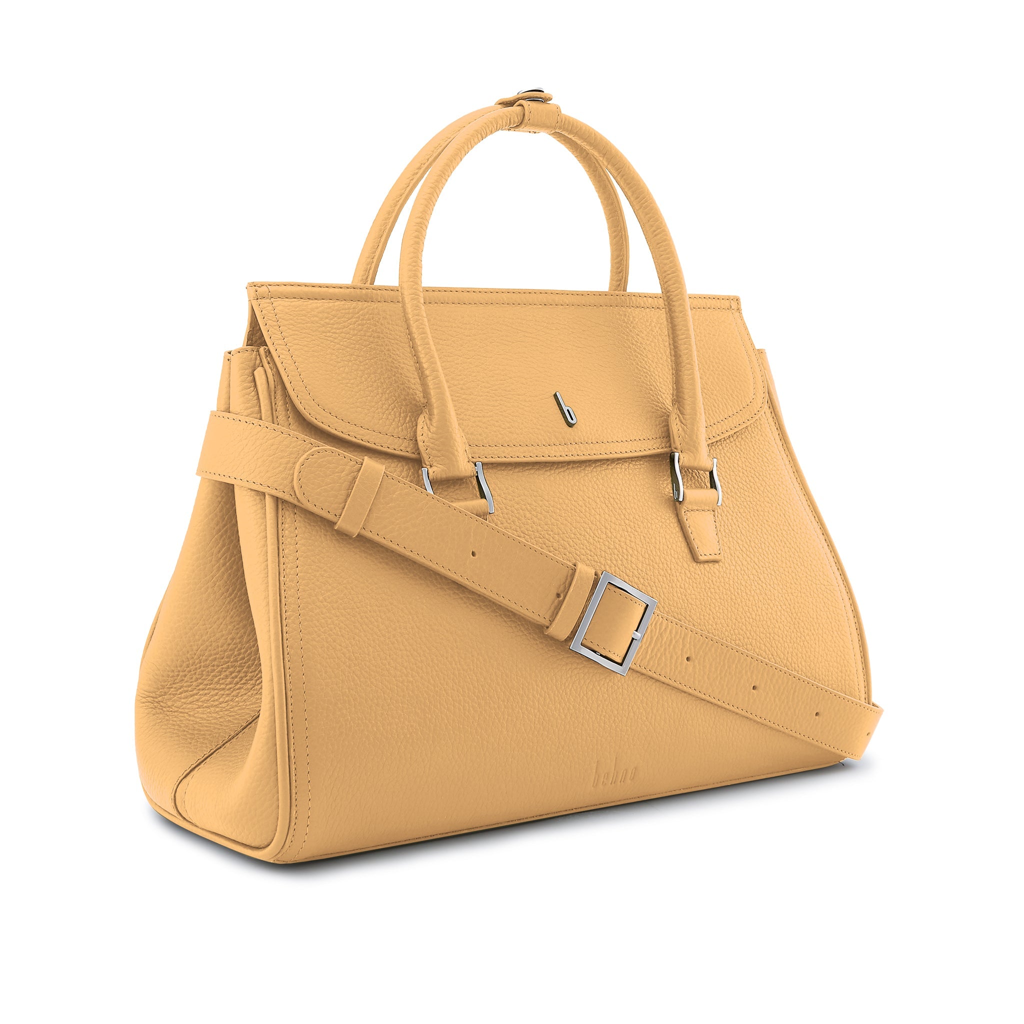 Coco Satchel Large Pebble Bisque