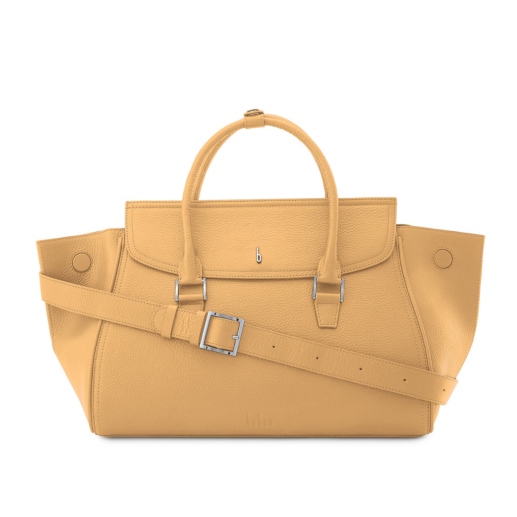 Coco Satchel Large Pebble Bisque