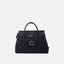 Coco Satchel Large Pebble Black